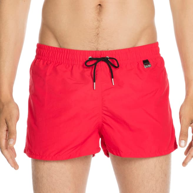 HOM Red Beach Shorts