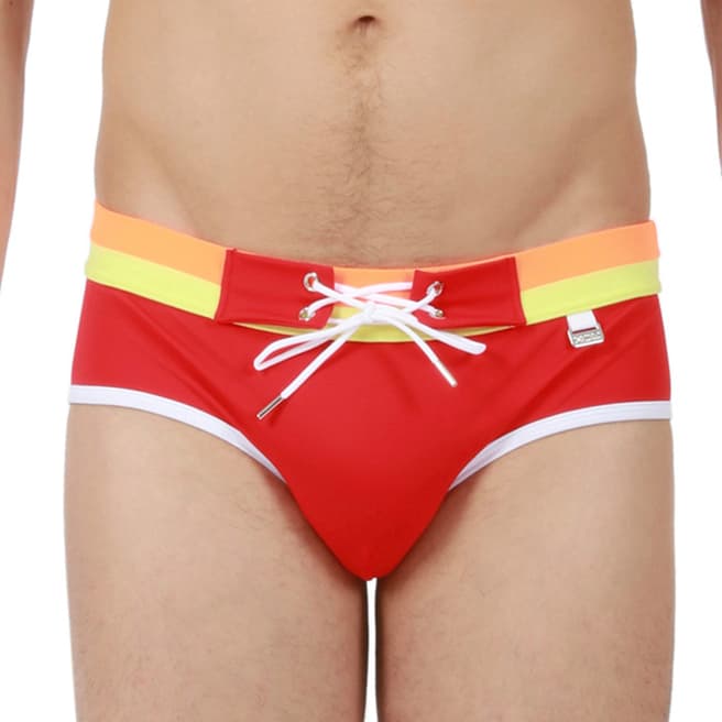 HOM Red Swim Mini Briefs