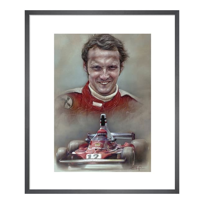 Stephen Doig Niki Lauda 42x34cm