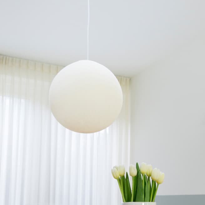 Cotton Ball Lights White Hanging Lamp 31cm