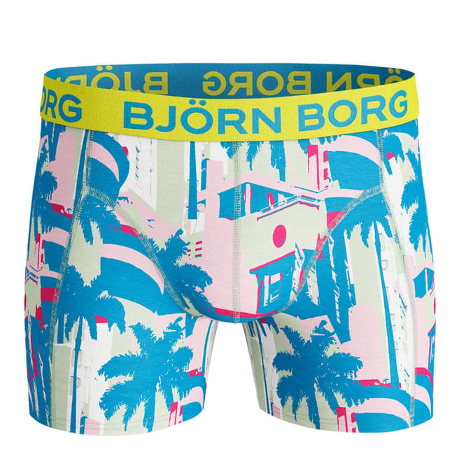 BJORN BORG Pink/Blue Miami Beach One Pack Shorts 