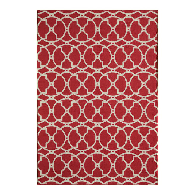 Floor Couture Red Baja Rug 170x119cm