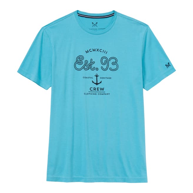 Crew Clothing Azure Blue Summer T-Shirt