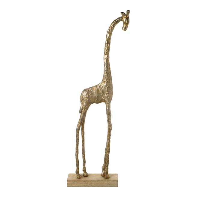 Parlane Gold Giraffe Figurine 66x21cm