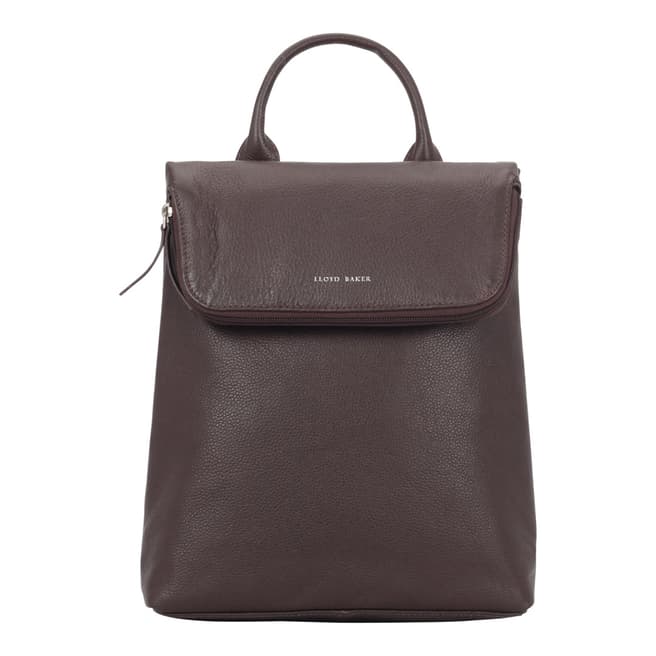 Lloyd Baker Brown Leather Backpack