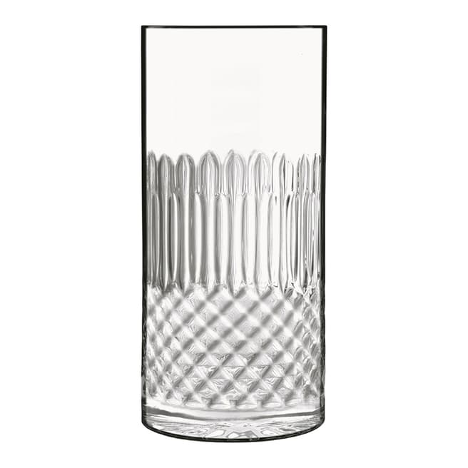 Luigi Bormioli Set of 4 Diamante Hiball Glasses, 480ml