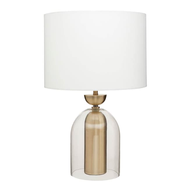 Fifty Five South Glass / Brass Finish Table Lamp