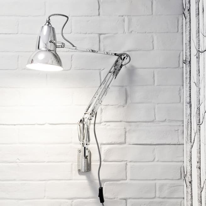 Anglepoise Bright Chrome Original 1227 Wall Mounted Lamp 