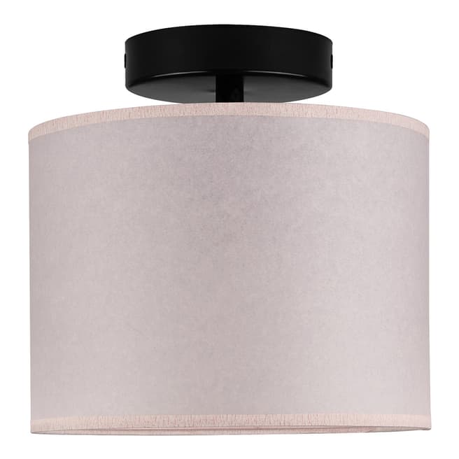 Sotto Luce Pale Pink Parchment Ceiling Lamp