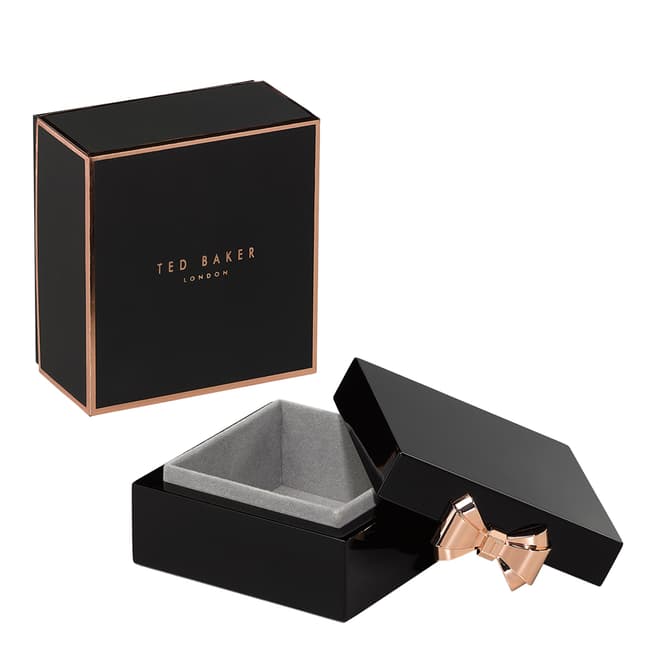 Ted Baker Black Lacquer Small Jewellery Box