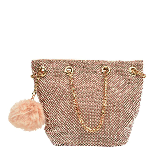 Roberta M Champagne Pouch Bag