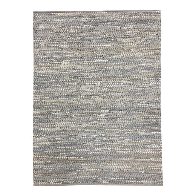 Floor Couture Natural-Grey Flat Weave Rug 226x152cm