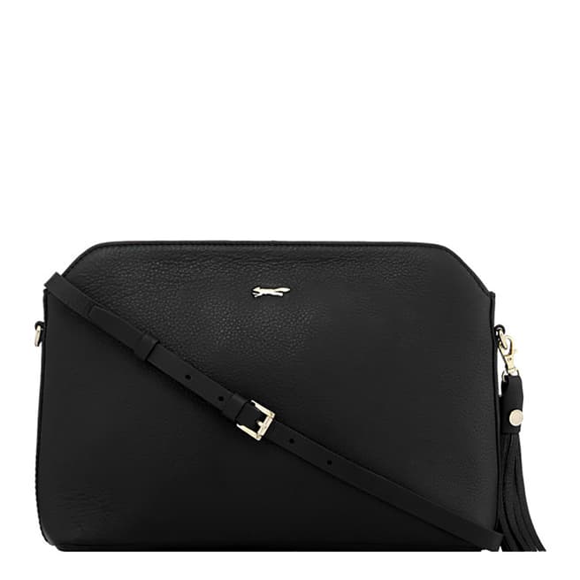 Paul Costelloe Black Leather Crossbody Bag