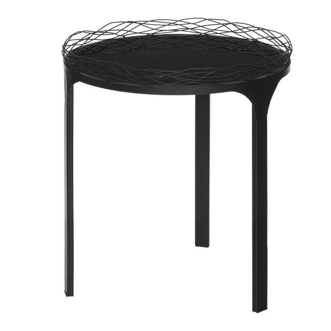 Ixia Regal Little Table Black Metal / Glass  