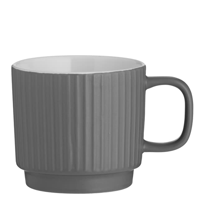 Mason Cash Set of 6 Grey Mugs