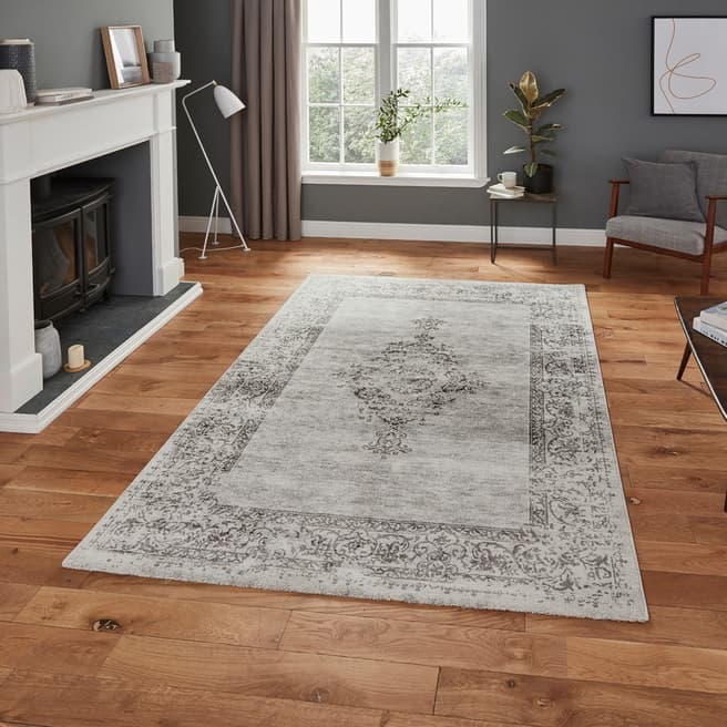 Think Rugs Grey Milano Rug 120x170cm