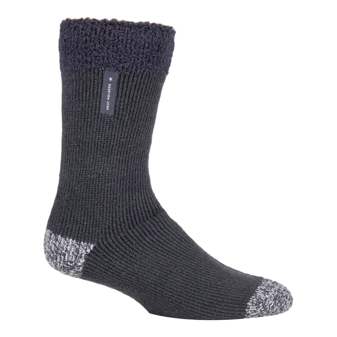 Heat Holders Charcoal Mens Lumi Sleep Socks