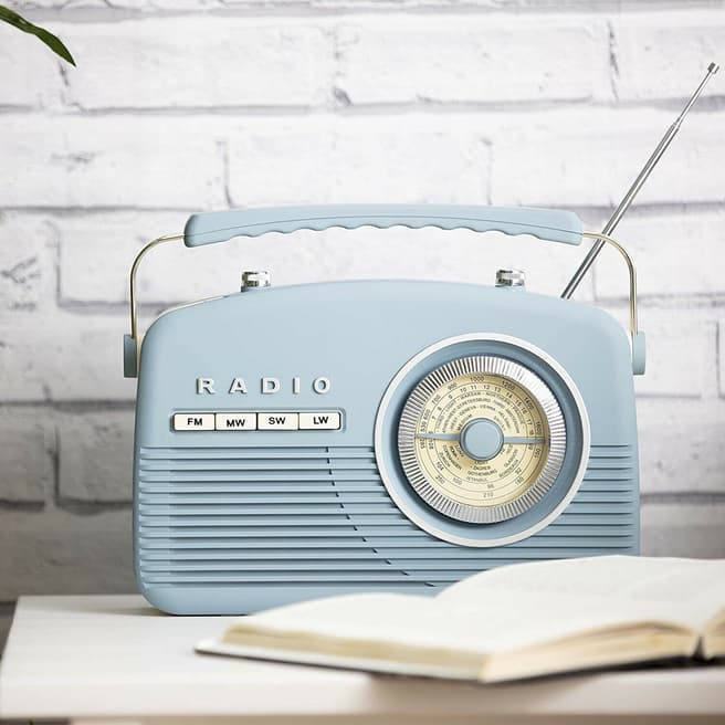 Akai Blue Vintage Radio