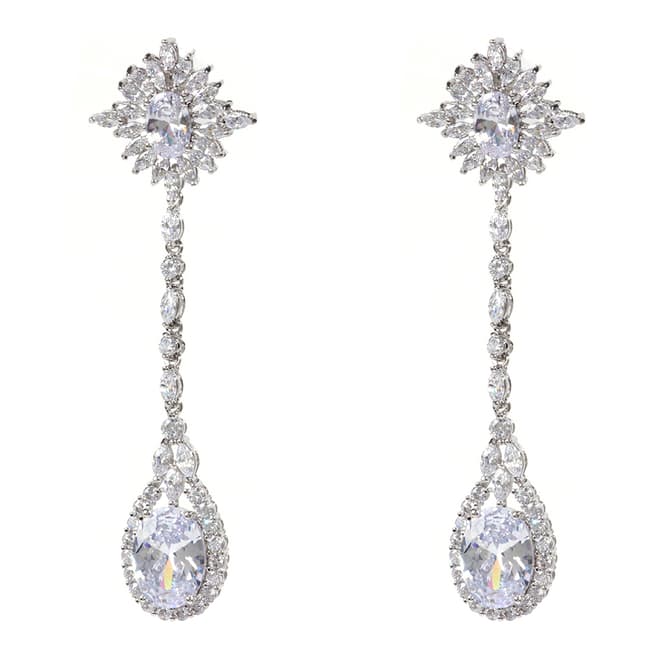 Amrita Singh Silver Drop Earrings