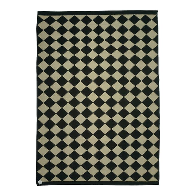 Rug Emporium Black/Beige Rug 274x183cm