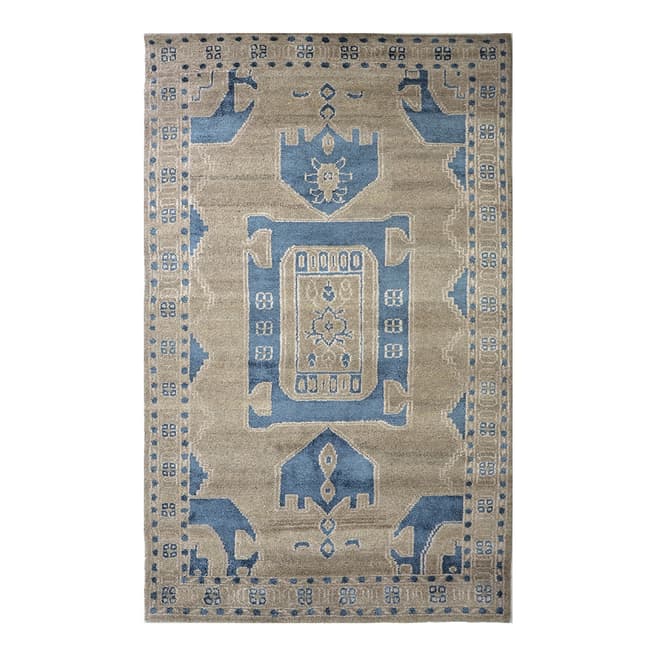 Limited Edition Camel Hand Woven Rug 244x152cm