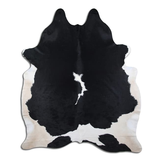 Exotic Cow Hides Black & White Natural Cow Hide 208x168cm