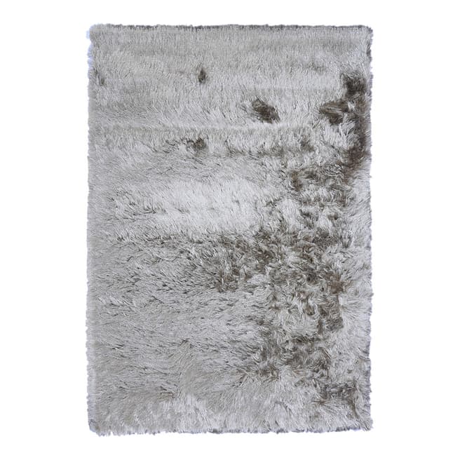 Floor Couture Shaggy 200x140cm Rug, Dawan Gray