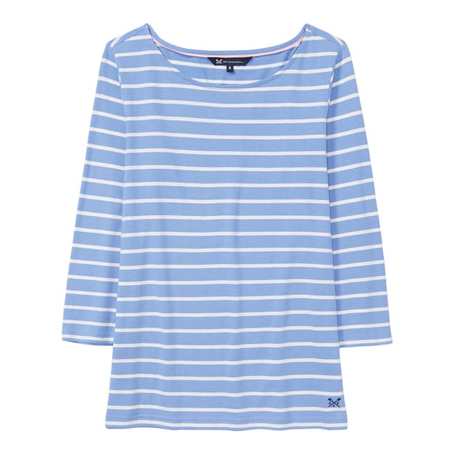 Crew Clothing Blue Essential Breton Top