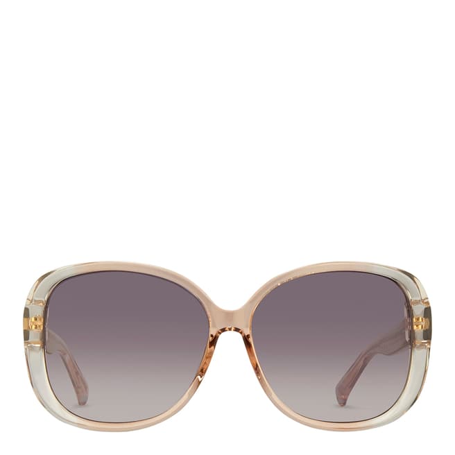 Mathew Williamson Pink Gradient Oversized Sunglasses