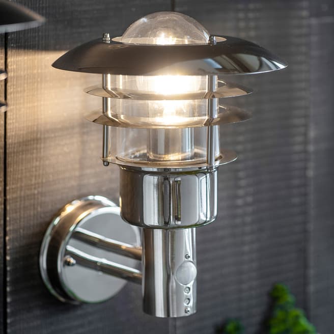 Endon Lighting Farland Wall Light, Polished Stainless Steel