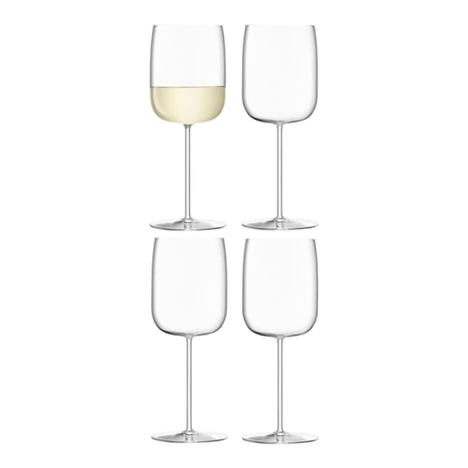 LSA Set of 4 Borough Wine Glasses, 380ml