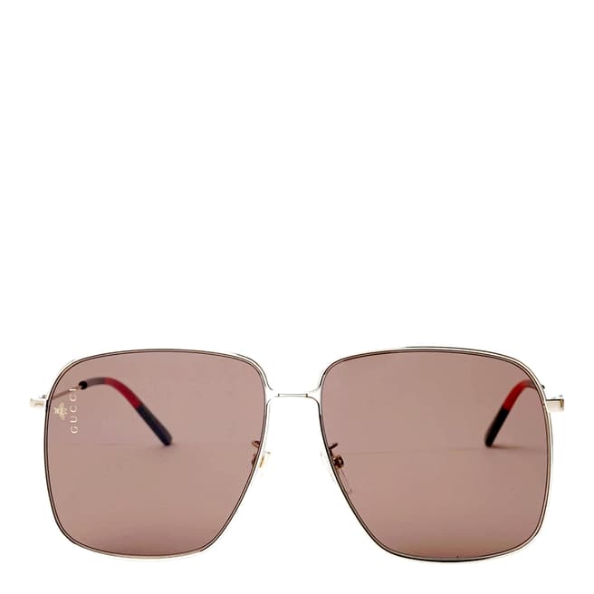 Gucci Women's Gold Gucci Sunglasses 61mm