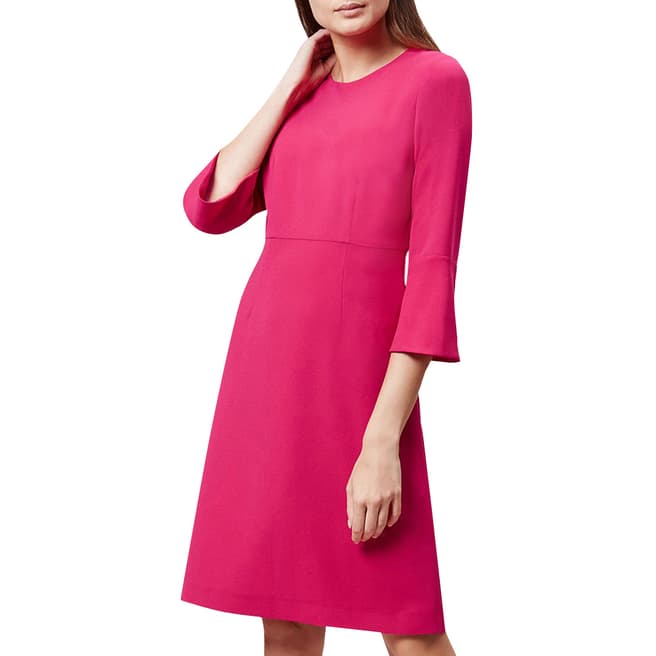 Hobbs London Pink Cassie Dress