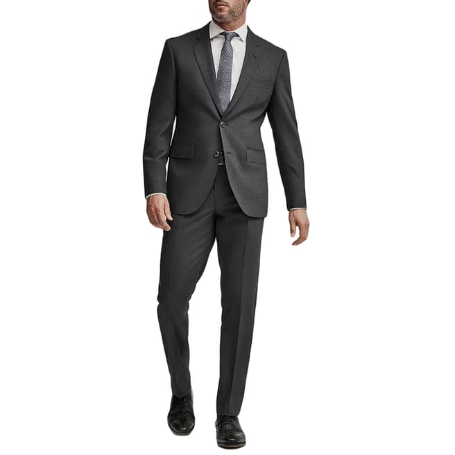 Hackett London Charcoal Travel Suit