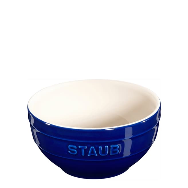 Staub Dark Blue Ceramic Bowl, 12cm