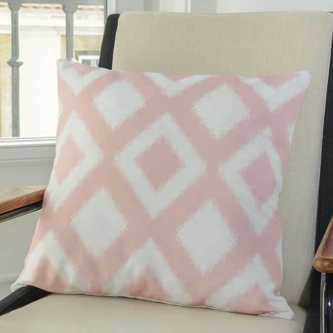 Febronie Pale Pink Cushion Cover Losange 50x50cm