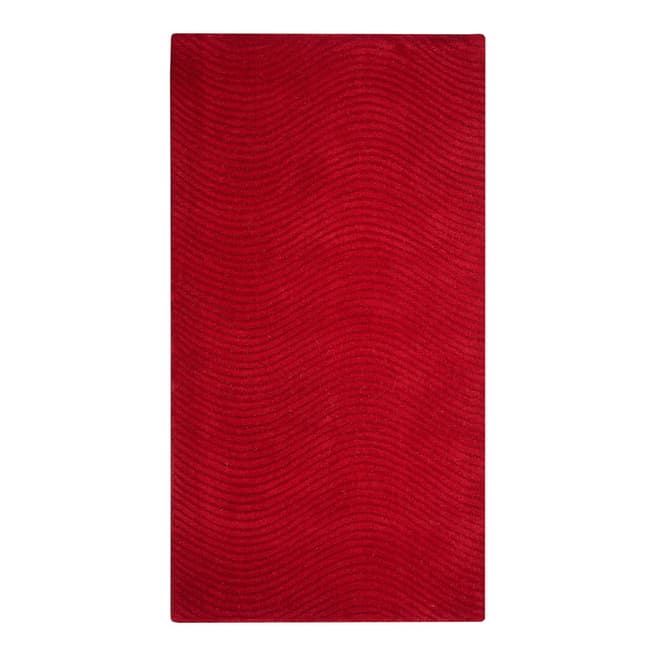 Limited Edition Red Wool Rug 140x80cm