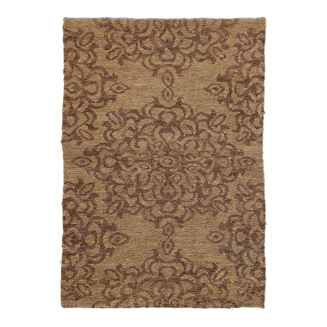 Bohemian Chic Brown Kilim Rug 240x152cm