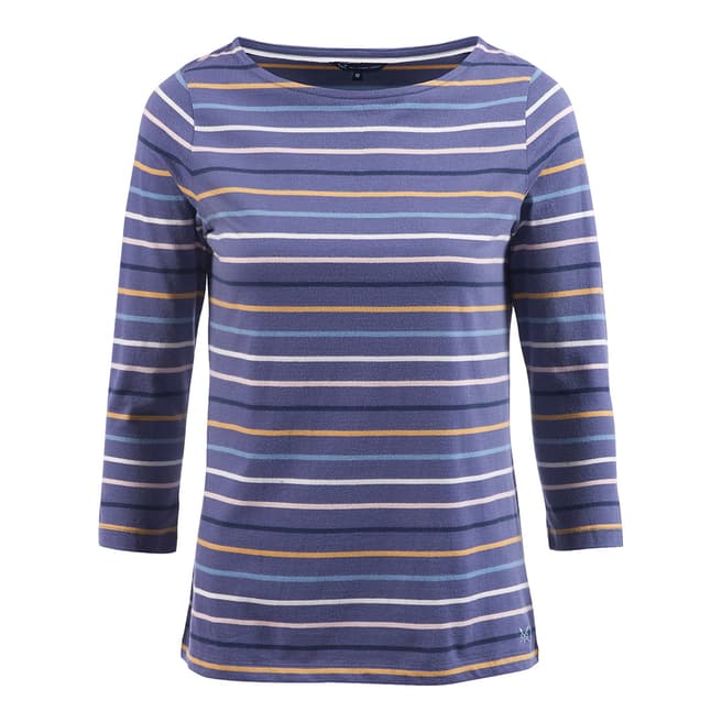 Crew Clothing Blue Essential Breton Top