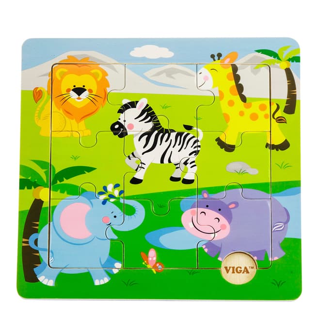 Viga Toys Wild Animals Discovery Puzzle