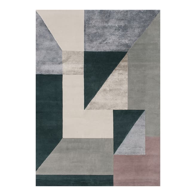 Linie Design Silver Trisquare Rug 170x240cm