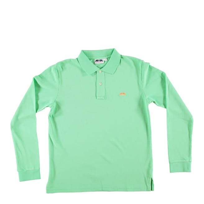 Love Brand & Co Apple Green Long Sleeved Polo