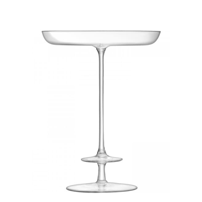 LSA Clear Champagne Theatre Pedestal Dish, H15.5cm