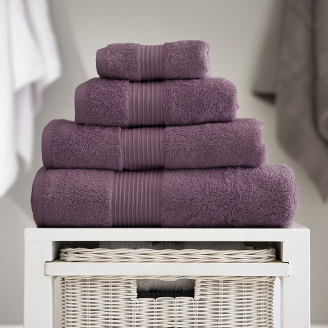 The Lyndon Company Bliss Pair of Hand Towels, Grape