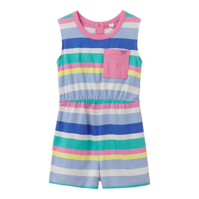 Crew Clothing Girl's Multicoloured Jersey Playsuit