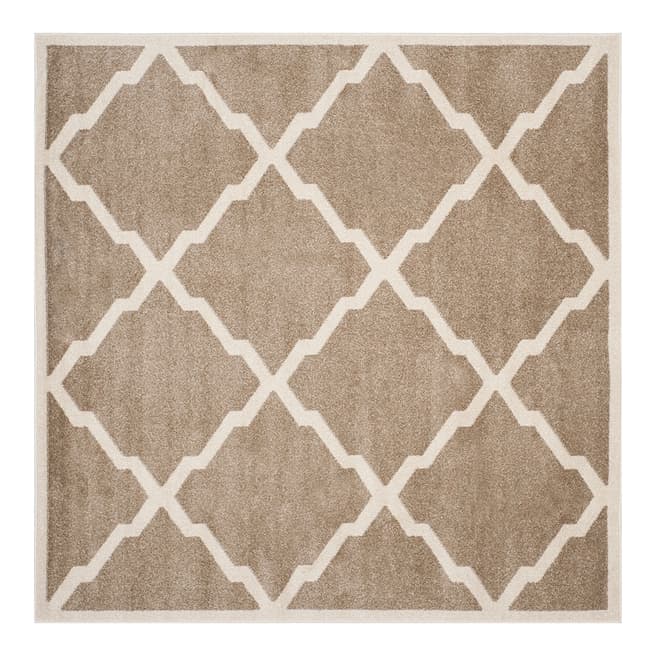 Safavieh Wheat/Beige Lila Indoor/Outdoor Rug, 200 X 200 cm, Square