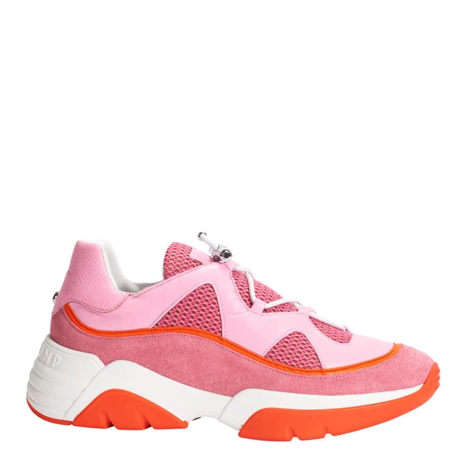 Longchamp 018 Pink Freeminder Fluo Sneakers