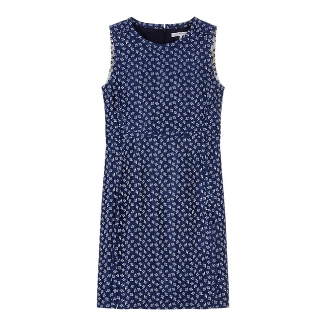 Gerard Darel Blue Sleeveless Dress