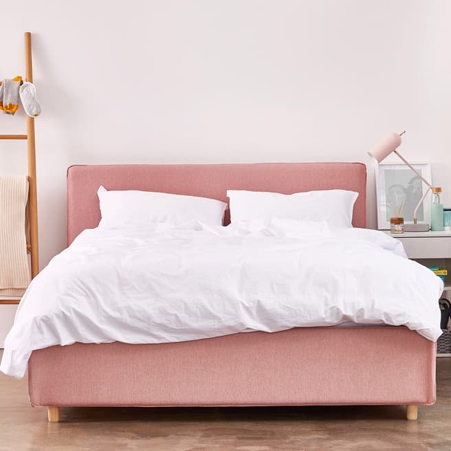 Eve The Storage Pink Bed Frame: Super King