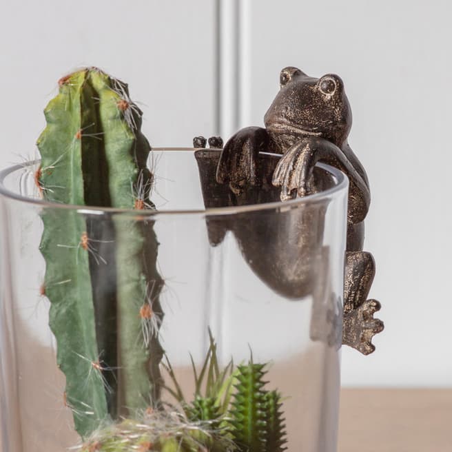 Gallery Living Fabio Frog Pot Hanger Antique, Set Of 2